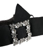 Dolce & Gabbana Black Hair Parrucchiera Crystal Headband Diadem