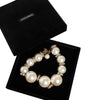 Collier Dolce &amp; Gabbana en or avec perles et cristaux blancs