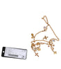 Collier Dolce & Gabbana avec pendentif croix religieuse en laiton doré