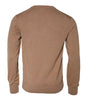 Dolce &amp; Gabbana Brown Cashmere Knit V-neck Pullover Sweater
