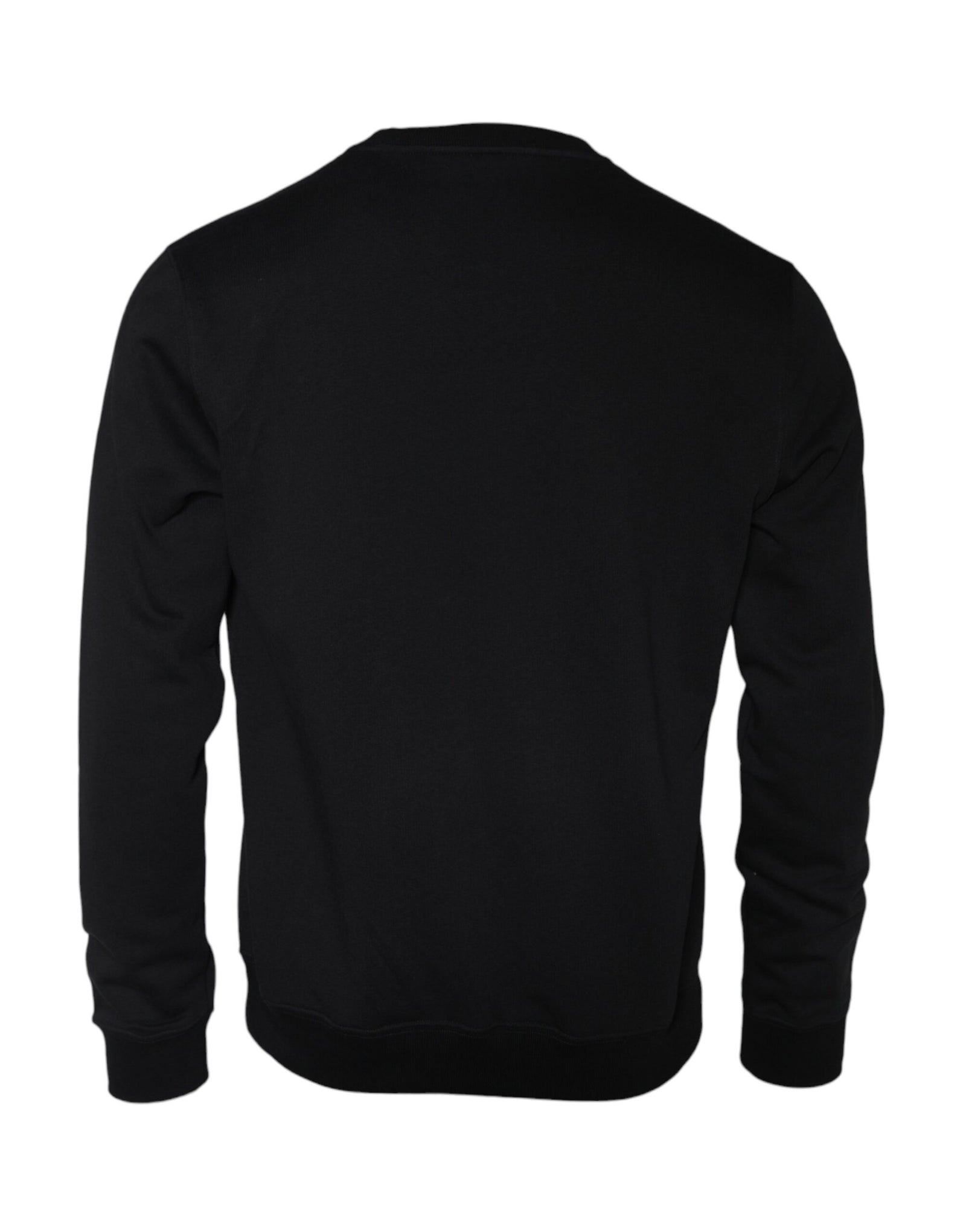 Sweat-shirt à col rond en coton polaire noir Medusa de Versace