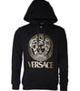 Versace Black Medusa Print Cotton HoodiePullover Sweatshirt Sweater