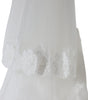 Dolce & Gabbana White Floral Lace Nylon Floor Length Wedding Veil