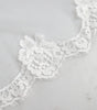 Dolce & Gabbana White Floral Lace Nylon Floor Length Wedding Veil