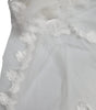 Dolce & Gabbana White Floral Lace Nylon Floor Length Wedding Veil