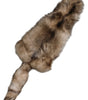 Dolce & Gabbana Brown Frost Fox Fur Neck Warmer Winter Scarf