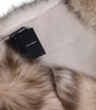 Dolce & Gabbana Brown Frost Fox Fur Neck Warmer Winter Scarf