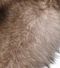 Dolce & Gabbana Brown Frost Fox Fur Neck Warmer Winter Scarf