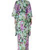 Dolce & Gabbana Multicolor Floral Silk Stretch Wrap Dress