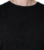 Dolce & Gabbana Black Cotton Sheath Knee Length Dress