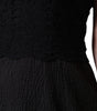 Dolce & Gabbana Black Cotton Sheath Knee Length Dress