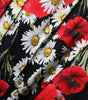 Dolce & Gabbana Black Floral Silk Sleeveless Long Gown Dress