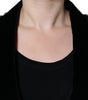 Dolce & Gabbana Black Jacquard Crystal Floral Jacket Blazer