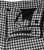 Dolce &amp; Gabbana Black White Houndstooth Cropped Wide Leg Pants