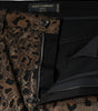 Dolce &amp; Gabbana Brown Leopard Cotton Skinny Denim Jeans