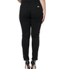 Dolce &amp; Gabbana Black Cotton Stretch Skinny Denim Jeans