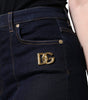 Dolce &amp; Gabbana Black Cotton Blend Skinny Denim Jeans