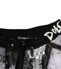 Dolce &amp; Gabbana White See Through Logo Cropped Cargo Pants