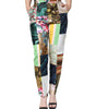 Dolce &amp; Gabbana Multicolor Patchwork Jacquard High Waist Pants