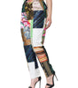 Dolce &amp; Gabbana Multicolor Patchwork Jacquard High Waist Pants