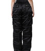 Dolce &amp; Gabbana Black Quilted High Waist Women Boot Cut Pants