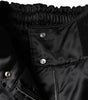 Dolce &amp; Gabbana Black Quilted High Waist Women Boot Cut Pants