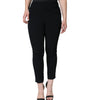 Dolce &amp; Gabbana Black Viscose High Waist Tapered Pants