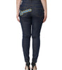Dolce &amp; Gabbana Dark Blue QUEEN Cotton Skinny Denim Jeans