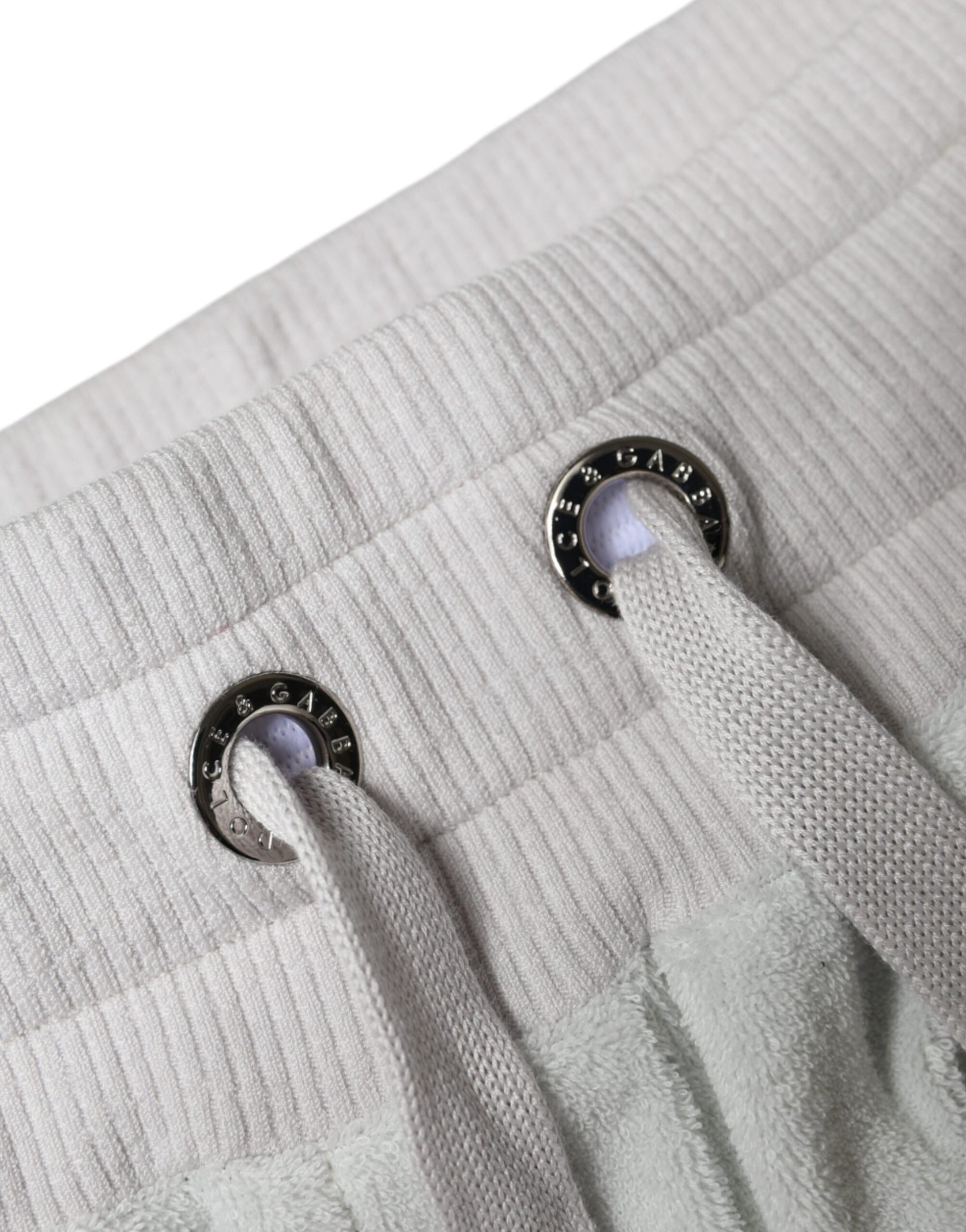 Dolce &amp; Gabbana White Nylon Jogger Sweatpants Pants