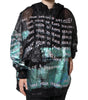 Dolce & Gabbana Multicolor Print Hooded Sweatshirt Sweater