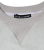 Dolce & Gabbana White Nylon Stretch Crew Neck Pullover Sweater