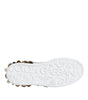 Dolce & Gabbana White Leather Floral Studded Sneakers Shoes