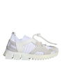 Dolce & Gabbana White Mesh Sorrento Trekking Sneakers Shoes