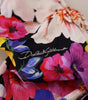 Bas de bikini noir à imprimé floral Dolce &amp; Gabbana