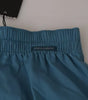 Dolce & Gabbana Blue Cotton Regular Boxer Shorts Underwear