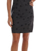 Dolce & Gabbana Gray Polka Dotted Sheath Wool Dress