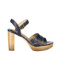 Ralph Lauren Blue Leather Sandal