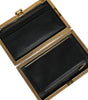 Dolce & Gabbana Maroon Leather Clutch Evening Crossbody Bag