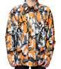 Dolce & Gabbana Multicolor Camouflage Cotton Denim Collared Jacket