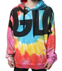Dolce &amp; Gabbana Multicolor Tie Dye Hooded Sweatshirt Sweater