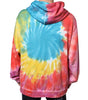 Dolce &amp; Gabbana Multicolor Tie Dye Hooded Sweatshirt Sweater