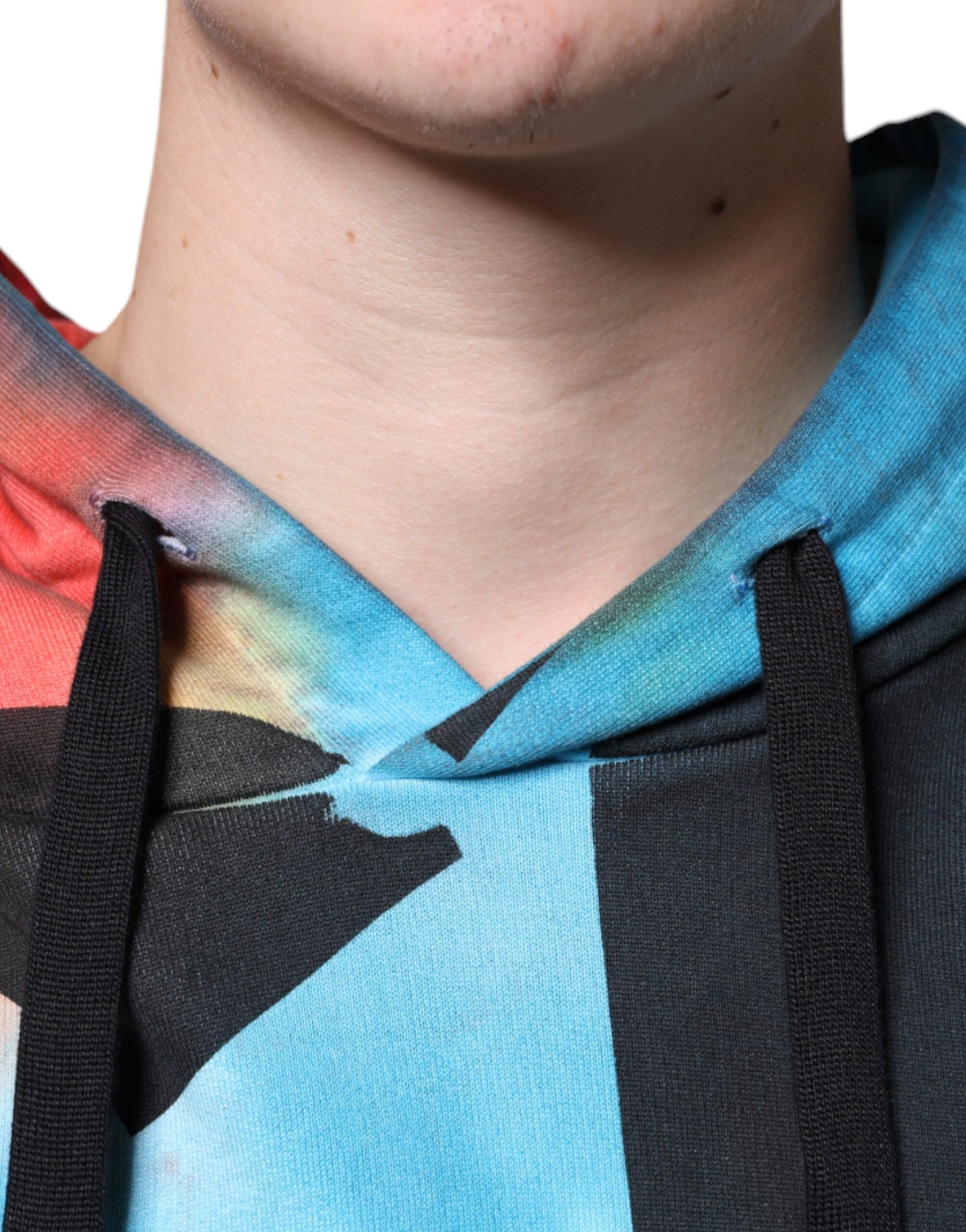 Dolce &amp; Gabbana Multicolor Tie Dye Hooded Sweatshirt Sweater