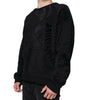 Dolce &amp; Gabbana Black Printed Crew Neck Sweatshirt Sweater