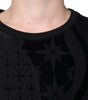 Dolce &amp; Gabbana Black Printed Crew Neck Sweatshirt Sweater