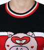 Dolce &amp; Gabbana Black Cashmere Pig of the Year Pullover Sweater