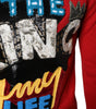 Dolce &amp; Gabbana Red I'm The King Wool Crew Neck Sweatshirt Sweater