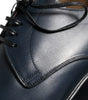 Dolce & Gabbana Navy Blue Leather Derby Dress Formal Shoes