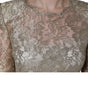 Dolce & Gabbana Gold Floral Lace A-line Sheath Mini Dress