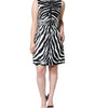 Dolce & Gabbana Black White Zebra A-line Sheath Mini Dress