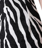 Dolce & Gabbana Black White Zebra A-line Sheath Mini Dress